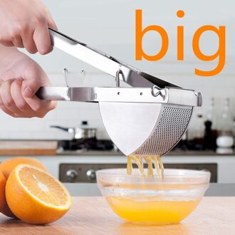 Grote Citruspers Handleiding Rvs Tangerine Juicer Fruit Oranje Aardappelpuree Keuken Accessoires Snelle Multifunctionele