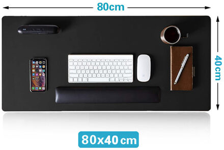 Grote computermuismat Gaming MousePad Waterdichte PU lederen muismat Gamer XXL Mause Tapijt PC Bureaumat toetsenbordpad Beige wit