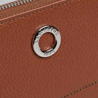 Grote Damesportemonnee met Rits 164015 Bruin - One Size