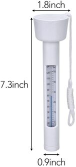Grote Drijvende Zwembad Thermometer Pro Water Thermometers Voor Outdoor Indoor Zwembaden Spas Tubs Visvijvers