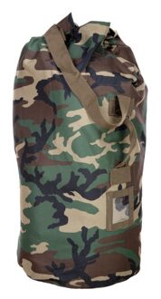 Grote duffel tas/plunjezak - camouflage - 35 x 90 cm Multi