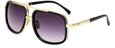 Grote Frame Zonnebril Mannen Vierkante Bril Voor Vrouwen Retro Zonnebril Driver Bril 2