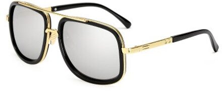 Grote Frame Zonnebril Mannen Vierkante Bril Voor Vrouwen Retro Zonnebril Driver Bril 3