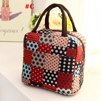 Grote Geïsoleerde Lunch Tas Koeler Picknick Reizen Voedsel Doos Vrouwen Tote Draagtassen