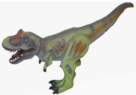 Grote groene plastic T-Rex dinosaurus 63 cm speelgoed