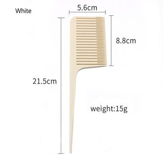 Grote Grove Kammen Van Haak Handvat Detangling Verminderen Haaruitval Kam Pro Hairdress Salon Verven Styling Borstel Gereedschap beige