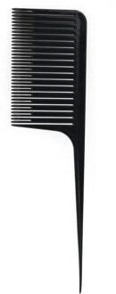 Grote Grove Kammen Van Haak Handvat Detangling Verminderen Haaruitval Kam Pro Hairdress Salon Verven Styling Borstel Gereedschap zwart