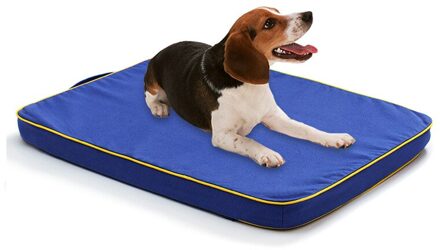 Grote Hond Bed Mat Traagschuim Ademende Hond Bedden Wasbaar Thicken Matras Bedden Voor Kleine Middelgrote Grote Dierbenodigdheden blauw / 85X60cm