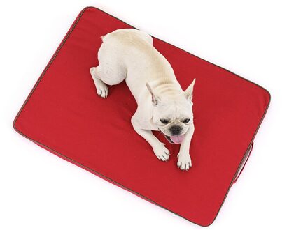 Grote Hond Bed Mat Traagschuim Ademende Hond Bedden Wasbaar Thicken Matras Bedden Voor Kleine Middelgrote Grote Dierbenodigdheden rood / 70X50cm