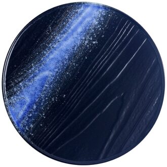 Grote Japanse Plaat Keramische Plaat Steak Plaat Commerciële Huishoudelijke Sushi Plaat Huishoudelijke Servies Ondersteuning Blauw / 11 inches