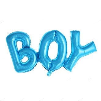 Grote JONGEN En MEISJE Brief Ballonnen Folie Helium Globos Voor Happy Birthday Baby Shower Decoratie Ballons