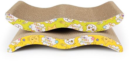 Grote Kat Speelgoed Klimrek Kat Speelgoed Krassen Golfkarton Slijpen Klauw Plaat Kattenkruid Nieuws Slijpen Klauw Plaat + kattenkruid