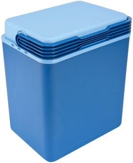 Grote koelbox donkerblauw 32 liter 40 x 30 x 45 cm - Koelboxen