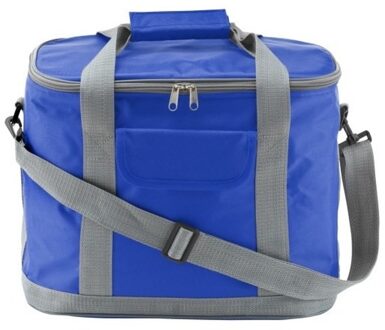 Grote koeltas Sitges - blauw - met verstelbare band - 17 liter - Koeltassen outdoor / strand