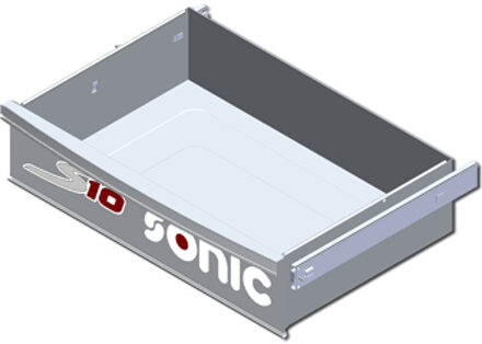 Grote lade voor S10 kar, grijs 47392