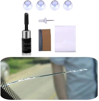 Grote Lange Crack Auto Voorruit Reparatie Kits Window Voorruit Polijsten Gereedschap Lijm Hars Lijm Set Fix Glas Rift Slit Gespleten