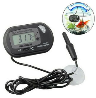 Grote Lcd Digitale Aquarium Thermometer Clear Display Waterdicht Fish Tank Water Temperatuur Meten Meter Huisdier Vis Supply