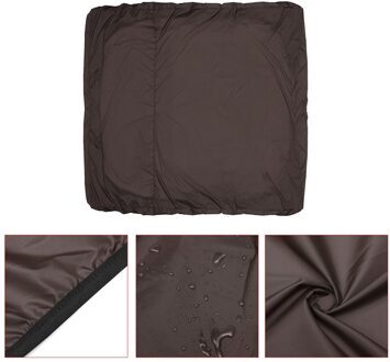 Grote Lichtgewicht Rits Dierbenodigdheden Stofdicht Anti Uv Beschermende Papegaai Slaap Helper Effen Vogelkooi Cover Duurzaam Waterdicht bruin