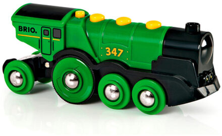 Grote Locomotief op Batterijen Groene Gustav