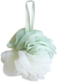 Grote Maat Solid Bad Ballen Rijke Bellen Body Bloem Bad Spons Douche Borstel Body Wash Scrubber Mesh Zachte Puff Qw