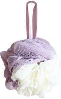 Grote Maat Solid Bad Ballen Rijke Bellen Body Bloem Bad Spons Douche Borstel Body Wash Scrubber Mesh Zachte Puff Qw