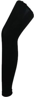 Grote maat thermo legging zwart voor dames - Maat 44/XXL - Thermo ondergoed broeken met fleece voering - Wintersport accessoires 2XL (44)