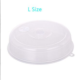 Grote Magnetron Splatter Deksel met Stoom Openingen Vers houden Universele Plaat Kom Cover Stapelbaar Afdichting Disk Cover L 23 5.5cm