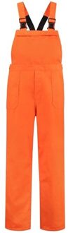 Grote maten oranje tuinbroek voor volwassenen 3XL (46/58)
