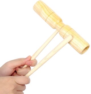 Grote Materiaal Percussie Instrument Kleine Houten Kraai Sirene Twee Tone Prachtige Kid Kinderen Muziekinstrument