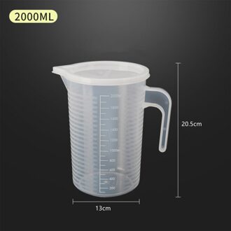 Grote Meten Container Grote Zwembad Maatbeker Chemicaliën Ook Gebruikt Voor Motor Olie Meten, Gazon Meten, Loog Container 2000ml