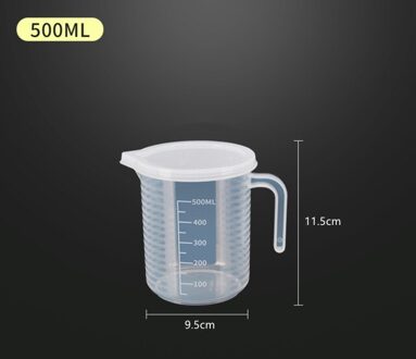 Grote Meten Container Grote Zwembad Maatbeker Chemicaliën Ook Gebruikt Voor Motor Olie Meten, Gazon Meten, Loog Container 500ml