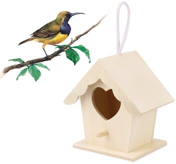 Grote Nest Dox Nest Huis Vogelhuisje Doos Handgemaakte Houten Doos Kooi Outdoor Vogelhuisje Tuin Yard Opknoping Huisdier Producten ambachten