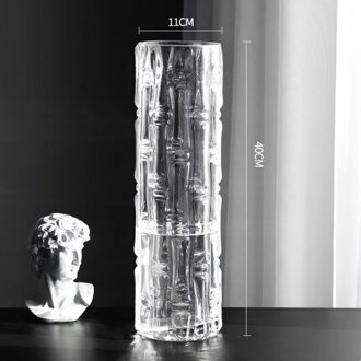 Grote Nordic Glazen Vaas Voor Bloemen Transparante Hydrocultuur Creatieve Woonkamer Decoratie Vazen Home Decor Tafel Vasi