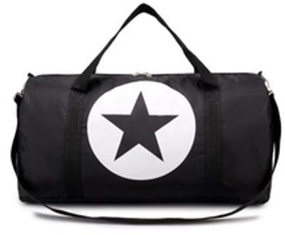 Grote Nylon Materiaal Waterdichte Reistas Sporttas Vijfpuntige Ster Grote Capaciteit Vrouwen En Mannen Tassen