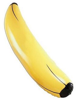 Grote opblaasbare fruit banaan 162 cm - Opblaasfiguren Multikleur