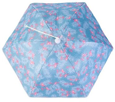 Grote Opvouwbare Geïsoleerde Waterdichte Voedsel Cover Tent met Aluminiumfolie voor Thuis Buiten Houden Vliegt Bugs Muggen Blauw