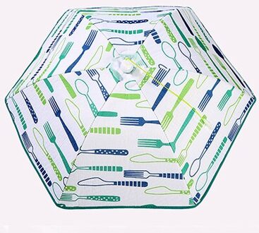 Grote Opvouwbare Geïsoleerde Waterdichte Voedsel Cover Tent met Aluminiumfolie voor Thuis Buiten Houden Vliegt Bugs Muggen zwart