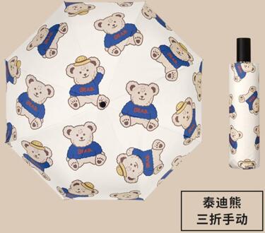 Grote Opvouwbare Regen Pocket Paraplu Automatische Kinderen Paraplu Mini Paraplu Voor Vrouwen Parasol Uv-bescherming Opvouwbare Paraplu um46-handleiding-lang