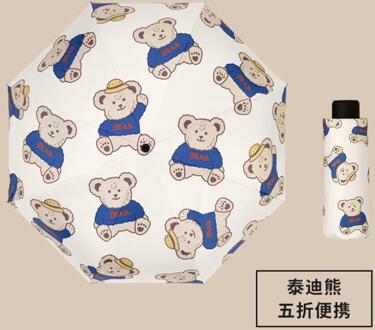 Grote Opvouwbare Regen Pocket Paraplu Automatische Kinderen Paraplu Mini Paraplu Voor Vrouwen Parasol Uv-bescherming Opvouwbare Paraplu um46-handleiding-mini