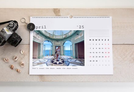 Grote panorama muurkalender A3