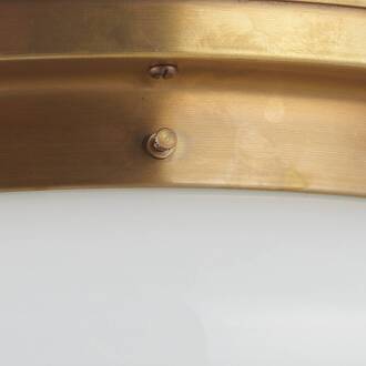 Grote plafondlamp Harry van messing Ø 40 cm messing, wit