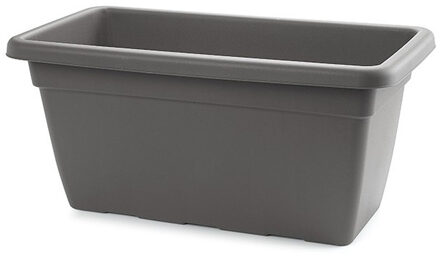 Grote plantenbak - antraciet grijs - rechthoekig - 80 x 40 x 33 cm