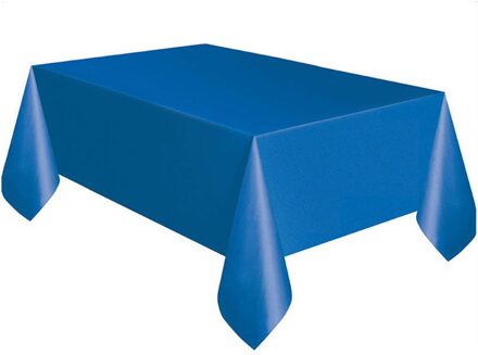 Grote Plastic Rechthoek Tafel Dekken Doek Vegen Schoon Party Tafelkleed Covers Rd blauw