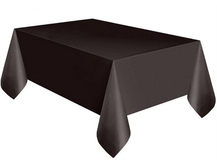 Grote Plastic Rechthoek Tafel Dekken Doek Vegen Schoon Party Tafelkleed Covers Rood Zwart Tafelkleed Covers #30