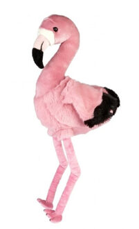 Grote pluche roze flamingo vogel knuffel 74 cm speelgoed