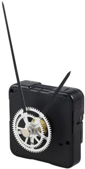 Grote Pointer Diy Klok Plastic + Metalen Textuur Creatieve Gear Wandklok Retro Wandklok Beweging Accessoires Zilver