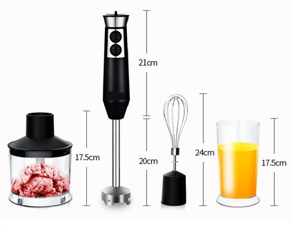 Grote Power Handvat Blender Stick Blender Sets 4 In 1 au plug