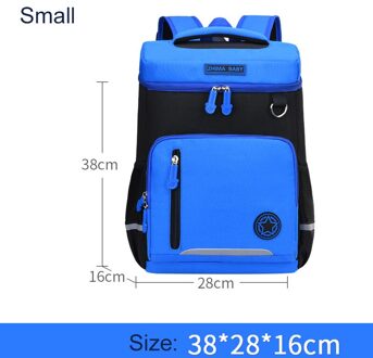 Grote School Rugzak Primaire Voor Meisjes Kids Boekentas Kinderen Meisje Jongen Boek Tassen Knapzak Waterdicht Mochilas Engeland Stijl blauw klein