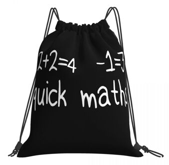 Grote Shaq 2 Plus 2 Is 4 Quick Wiskunde De Ting Gaat Rapper Volwassen Kids Uitverkoop Rock Tassen Rugzak tas
