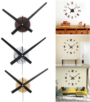 Grote Stille DIY Klok Mechanisme Classic Opknoping Quartz Horloge Wandklok Beweging Mechanisme Onderdelen Reparatie Vervanging